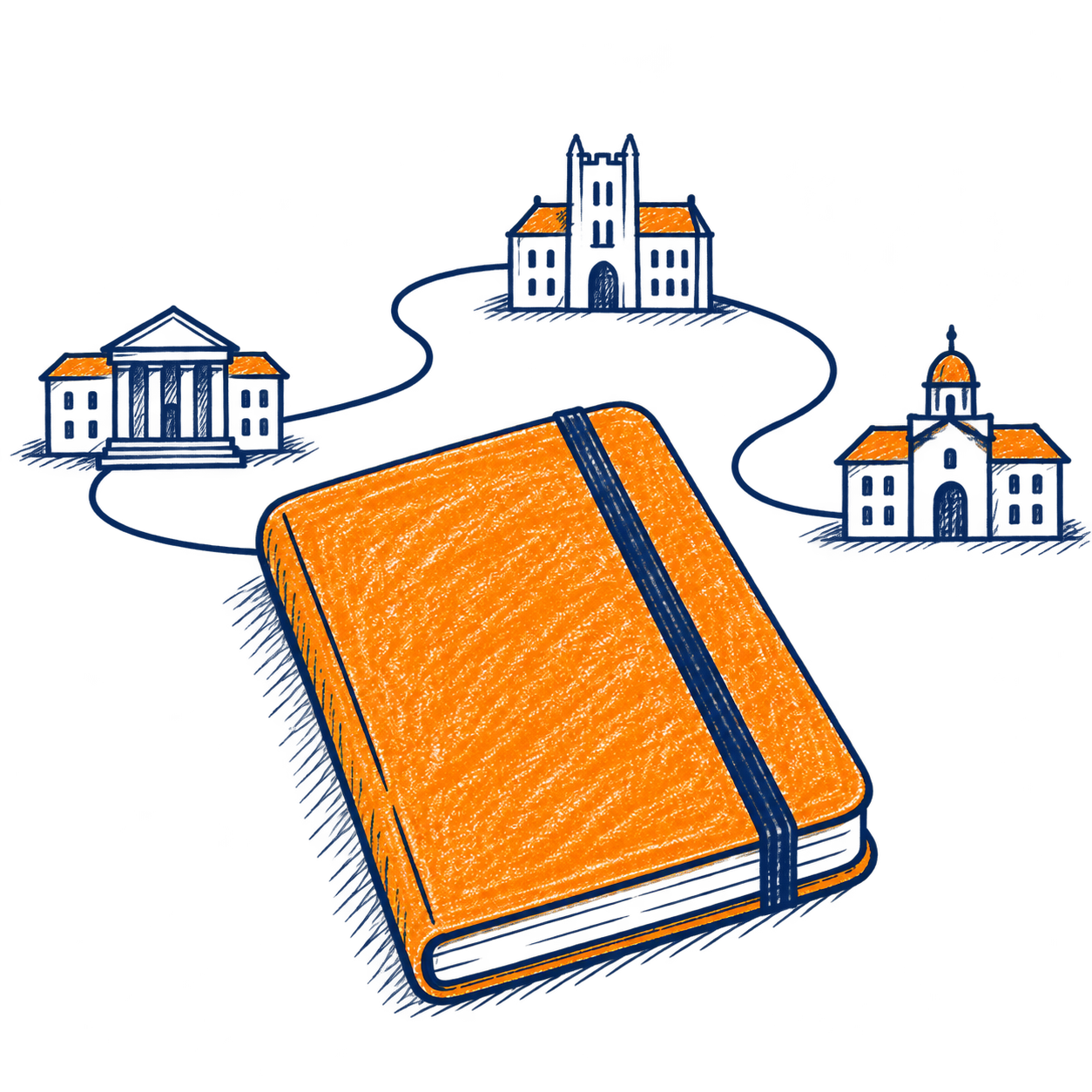 A finished program connected to a network of colleges