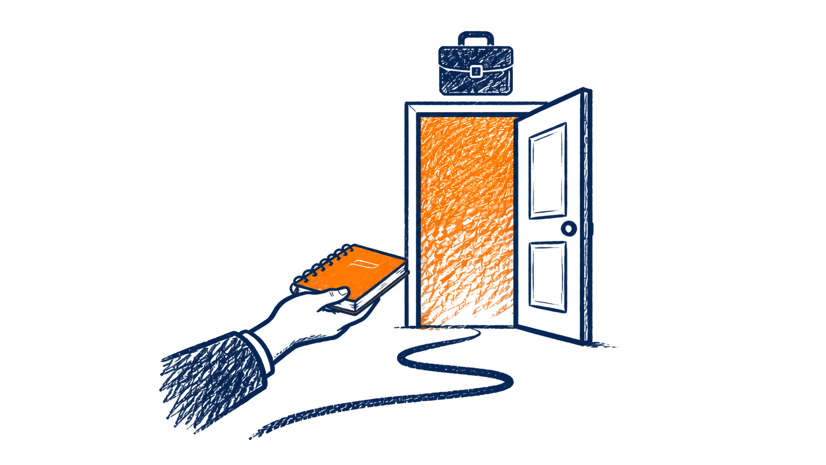 An expert’s notebook approaching the open door to continuing education
